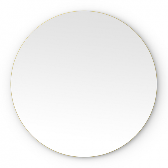 Origins Living Oslo Round Mirror 80cm Brushed Brass OSL-00D080-BB from Ebzone Mirrors Origins Living Delphine Mirror 60 Brushed Brass - 60x90cm DEL-001069-BB