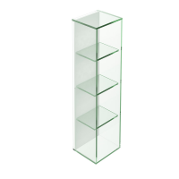 Origins Living Pier Glass 4 Box Shelf Rectangular - Clear B008486 Origins Living Pier Glass 4 Box Shelf Rectangular - Clear B008486