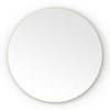 Origins Living Oslo Round Mirror 60cm Brushed Brass OSL-00D060-BB
