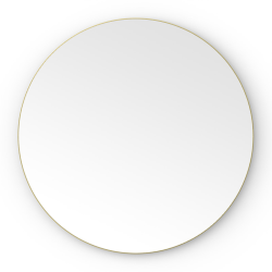 Origins Living Oslo Round Mirror 60cm Brushed Brass OSL-00D060-BB Origins Living Oslo Round Mirror 60cm Brushed Brass OSL-00D060-BB