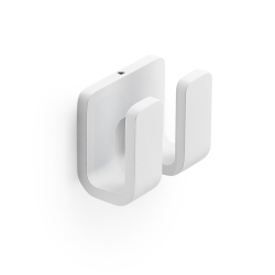 Origins Living Outline Double Robe Hook - White 3228-22 Bathroom Wall Accessories