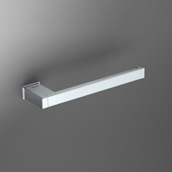 Origins Living S Cube Open Towel Bar - Chrome 166824 Bathroom Wall Accessories