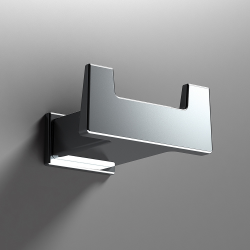 Origins Living S Cube Robe Hook - Chrome 166817 Bathroom Wall Accessories