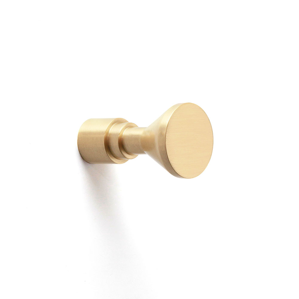 Origins Living Smith Hook - Brushed Brass SMT-110130-BB
