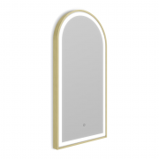 Origins Living Lomax Light Arch Mirror 40 Brushed Brass - 40x80cm LML-01R048-BB