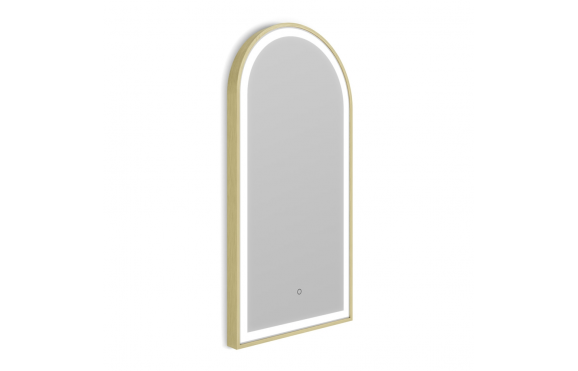 Origins Living Lomax Light Arch Mirror 40 Brushed Brass - 40x80cm LML-01R048-BB