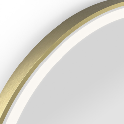 Origins Living Lomax Light Arch Mirror 40 Brushed Brass - 40x80cm LML-01R048-BB