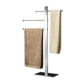 Origins Living Bridge Towel Stand - Chrome 7631-13 from Ebzone Bathroom Accessories Potty Pedal Bin 5L - Black 3309-14