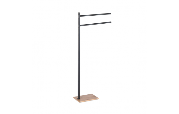 Origins Living Trilly Towel Stand - Black/Bamboo TR31-41 Origins Living Trilly Towel Stand - Black/Bamboo TR31-41