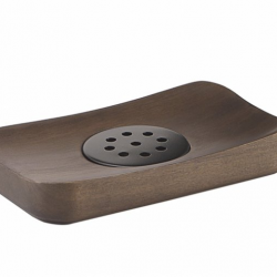 Origins Living Dafne Soap Dish - Dark Bamboo 3911-30 Origins Living Dafne Soap Dish - Dark Bamboo 3911-30