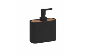 Origins Living Ninfea Soap Dispenser - Black/Bamboo 1380-14 Origins Living Ninfea Soap Dispenser - Black/Bamboo 1380-14