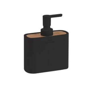 Bathroom Accessories Ninfea 1380-14 Origins Living Ninfea Soap Dispenser - Black/Bamboo 1380-14 Bathroom Accessories Ninfea 1380-14 Origins Living Ninfea Soap Dispenser - Black/Bamboo 1380-14