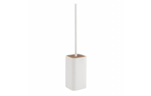 Origins Living Ninfea Toilet Brush - White/Bamboo 1333-02 Origins Living Ninfea Toilet Brush - White/Bamboo 1333-02