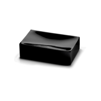 Origins Living Sofia Soap Dish - Black SF11-14 Origins Living Sofia Soap Dish - Black SF11-14