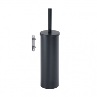 Origins Living Flip Toilet Brush Wall Mounted - Matt Black 5233/03-14 from Ebzone Vanity Unit Sets Vata 650mm Vanity & Close Coupled Toilet Pack VAL65190