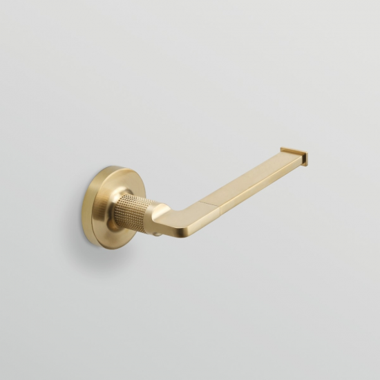 Origins Living Baxter Open Toilet Roll Holder - Brushed Brass BAX-117001-BB from Ebzone