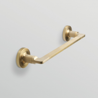 Bathroom Accessories Baxter BAX-115135-BB Origins Living Baxter Towel Rail 35cm - Brushed Brass BAX-115135-BB Mirrors Tate Light Rectangular Mirror 60 White - 60x80cm B008240
