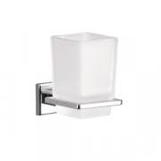 Origins Living Colorado Glass Tumbler Holder - Chrome/Glass 6910-13