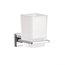 Origins Living Colorado Glass Tumbler Holder - Chrome/Glass 6910-13 Origins Living Colorado Glass Tumbler Holder - Chrome/Glass 6910-13