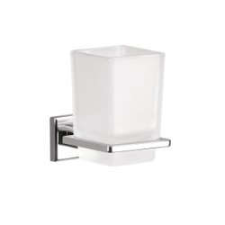 Origins Living Colorado Glass Tumbler Holder - Chrome/Glass 6910-13 Origins Living Colorado Glass Tumbler Holder - Chrome/Glass 6910-13