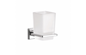 Origins Living Colorado Glass Tumbler Holder - Chrome/Glass 6910-13