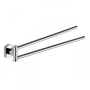 Origins Living Edera Plus Double Swing Towel Rail - Chrome EP23-13