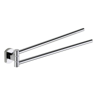 Origins Living Edera Plus Double Swing Towel Rail - Chrome EP23-13 Origins Living Edera Plus Double Swing Towel Rail - Chrome EP23-13