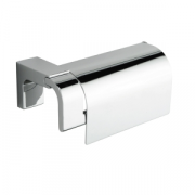 Origins Living Eletech Toilet Roll Holder with Flap - Chrome 114160