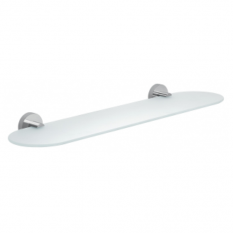 Origins Living Bathroom Glass & Metal Shelving Pier Glass Box Shelf 50 - Black B008561