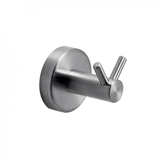 Origins Living G Pro Double Hook - Brushed 5026-38 from Ebzone Wall mounted Bathroom Accessories Origin Living Atena Toilet Roll Holder with Flap - Chrome 4425-13