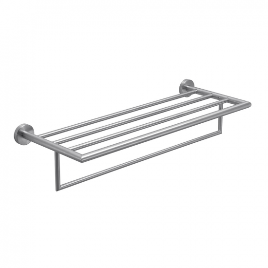 Origins Living G Pro Towel Rack - Brushed Stainless Steel 5044-38 from Ebzone Wall mounted Bathroom Accessories Origin Living Baxter Open Toilet Roll Holder - Brushed Brass BAX-117001-BB