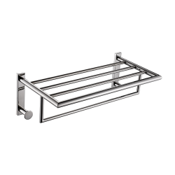 Origins Living G Pro Towel Rack with Hooks - Chrome 5035-13 Origins Living G Pro Towel Rack with Hooks - Chrome 5035-13