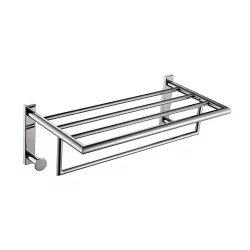 Origins Living G Pro Towel Rack with Hooks - Chrome 5035-13