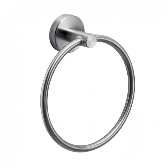 Origins Living G Pro Towel Ring - Brushed 5070-38 from Ebzone Wall mounted Bathroom Accessories Origin Living Colorado Glass Soap Dish - Chrome/Glass 6911-13