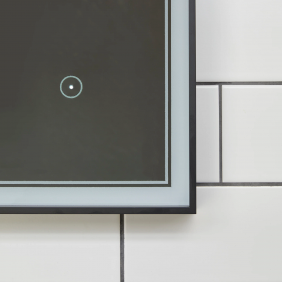 Origins Living Astoria Mirror 140 Black - 140x70cm B008370