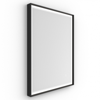 Origins Living Astoria Mirror 75 Black - 75x90cm B008363 from Ebzone Shower Doors Class 6mm 1200x800mm Easy-Fit Sliding Door & 45mm Tray & Waste - Chrome CLA5194