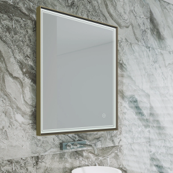 Origins Living Astoria Mirror 75 Brushed Bronze - 75x90cm B008394 Origins Living Astoria Mirror 75 Brushed Bronze - 75x90cm B008394