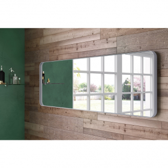 Origins Living Mirrors City B375646 Origins Living City Rectangular Mirror 150 White - 150x50cm B375646 Walkin Panels Ronix 1000mm Wetroom Front Panel & Support Bar - Brush Brass ROL5116
