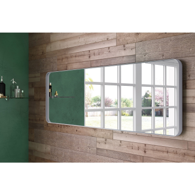 Origins Living City Rectangular Mirror 150 White - 150x50cm B375646 Origins Living City Rectangular Mirror 150 White - 150x50cm B375646