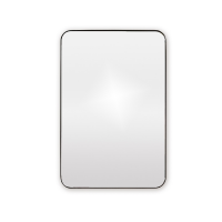 Origins Living City Rectangular Mirror 50 Black - 50x75cm B375608