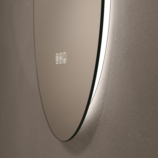 Origins Living Mirrors Claris CLR-01C459-03 Origins Living Claris Capsule Mirror 45x90cm CLR-01C459-03 Walkin Panels Ronix 760mm 8mm Glass Wetroom Front Panel & Support Bar - Brushed Brass ROL5102