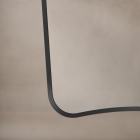 Walkin Panels Ronix 900mm Wetroom Side Panel & Arm - Black ROL5116