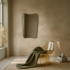 Origins Living Delphine Mirror 60 Brushed Bronze - 60x90cm DEL-001069-BZ from Ebzone Walkin Panels Ronix 500mm Wetroom Side Panel & Arm - Brushed Brass ROL596