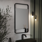 Mirrors Origins Living City Rectangular Mirror 50 Black - 50x75cm B375608