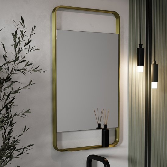 Mirrors Origins Living Brooklyn Mirror 140 Brushed Bronze - 140x70 B008165