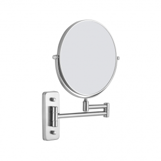 Origins Living Mason Reversible 5x Magnifying Wall Mirror - Brushed Nickel MSN-007520-BN from Ebzone Mirrors Origins Living City Rectangular Mirror White - 50x75cm B375639