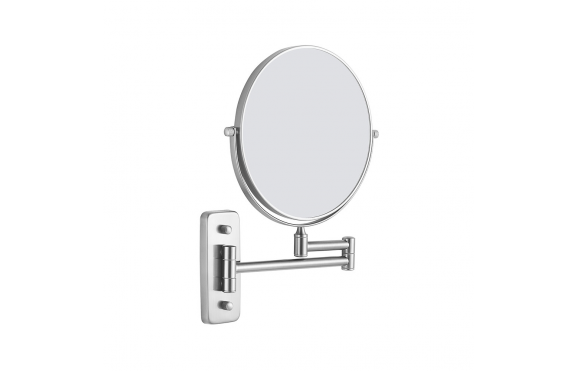 Origins Living Mason Reversible 5x Magnifying Wall Mirror - Brushed Nickel MSN-007520-BN