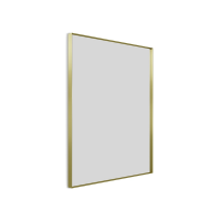 Origins Living Newington Rectangular Mirror 100 Brushed Brass - 100x80cm NWG-001108-BB