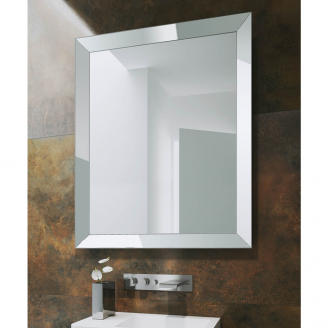 Mirrors Docklands Rectangular Mirror 50 Brushed Stainless Steel - 50x80cm DKL-001058-BS