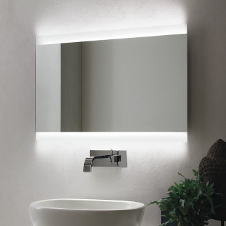 Origins Living Skyline Mirror 80 - 80x60cm BR.6080.027.S from Ebzone Mirrors Docklands Inclusive Angled Mirror 50 Black - 50x80cm DKL-00A058-BK